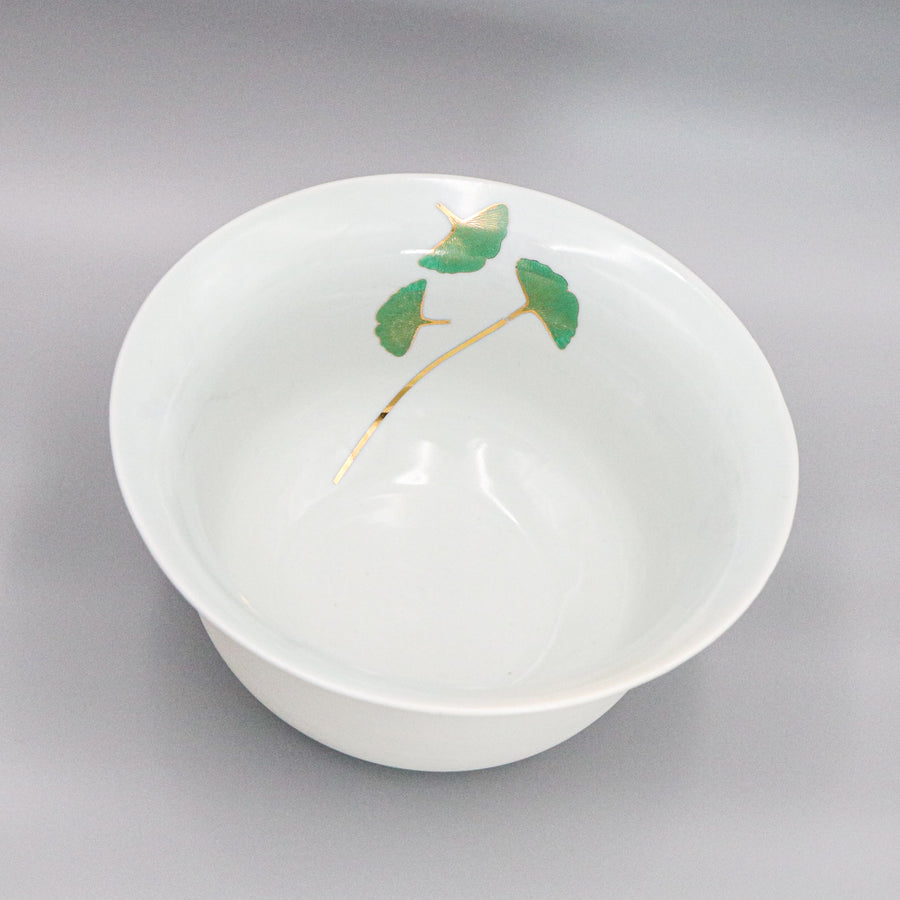 Porcelain Ginko Bowl