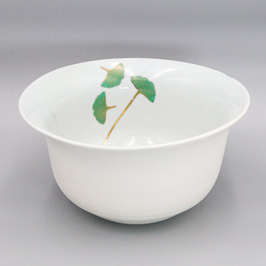 Porcelain Ginko Bowl